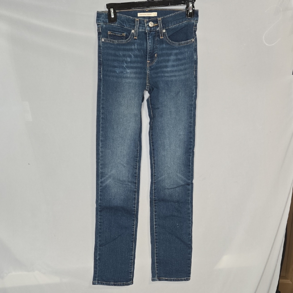 Levi Strouss Boy's 314 Shaping Straight Cut Classic Blue Jeans Size W25xL32